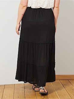 Saia comprida em degrau - Kiabi