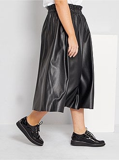 Saia comprida em pele sintética - Kiabi