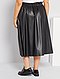     Saia comprida em pele sintética vista 4
