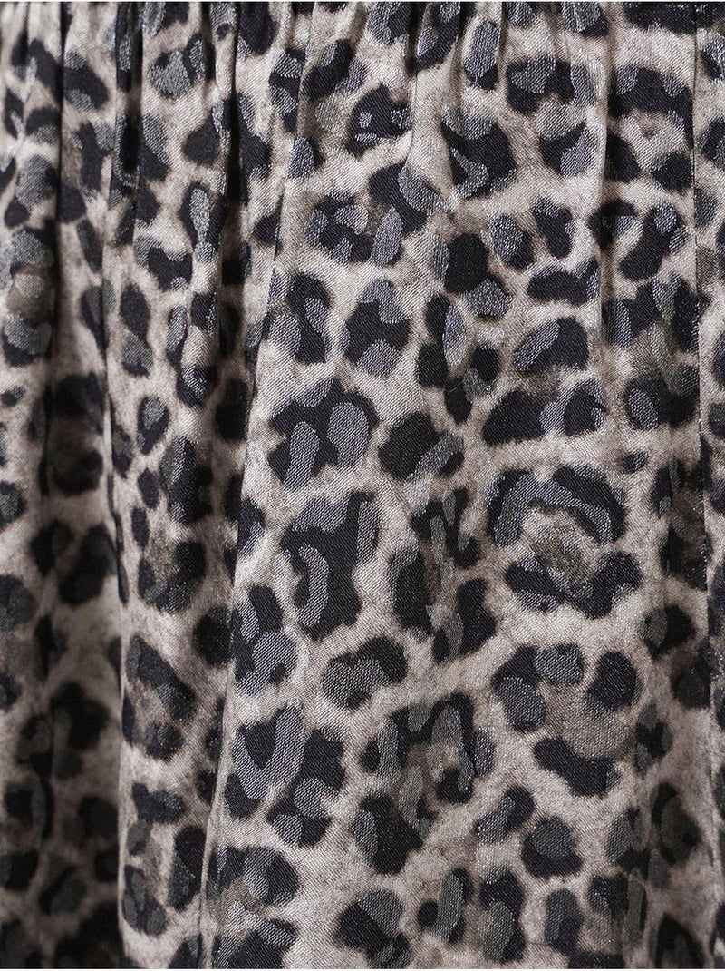 Saia comprida estampada bdart Cinza-preto - Kiabi
