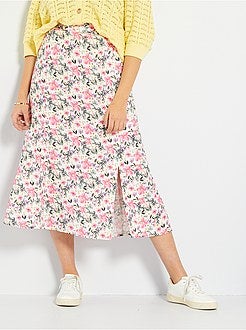 Saia comprida florida - Kiabi