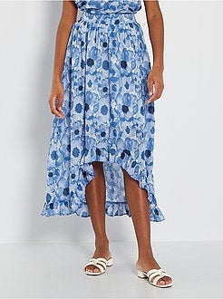 Saia comprida mais longa atrás - Kiabi