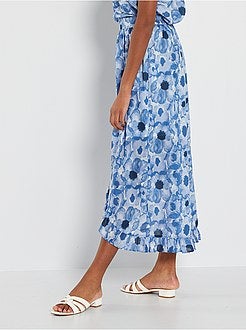 Saia comprida mais longa atrás - Kiabi