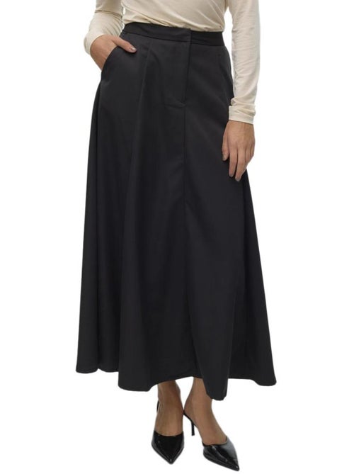 Saia Comprida Preta Vero Moda Tara Ankle para Mulher - Kiabi Saia Comprida Preta Vero Moda Tara Ankle para Mulher - Kiabi
