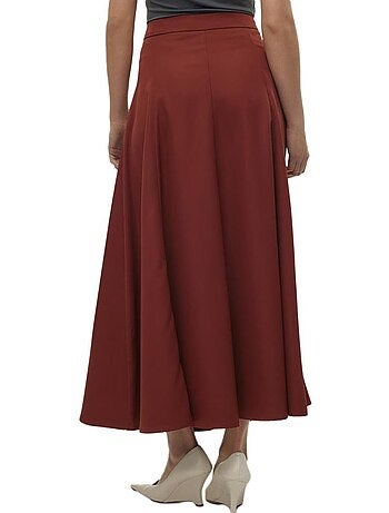 Saia Comprida Preta Vero Moda Tara Ankle para Mulher