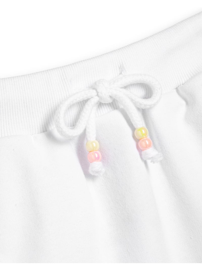 Saia conguitos falda beaded Branco - Kiabi
