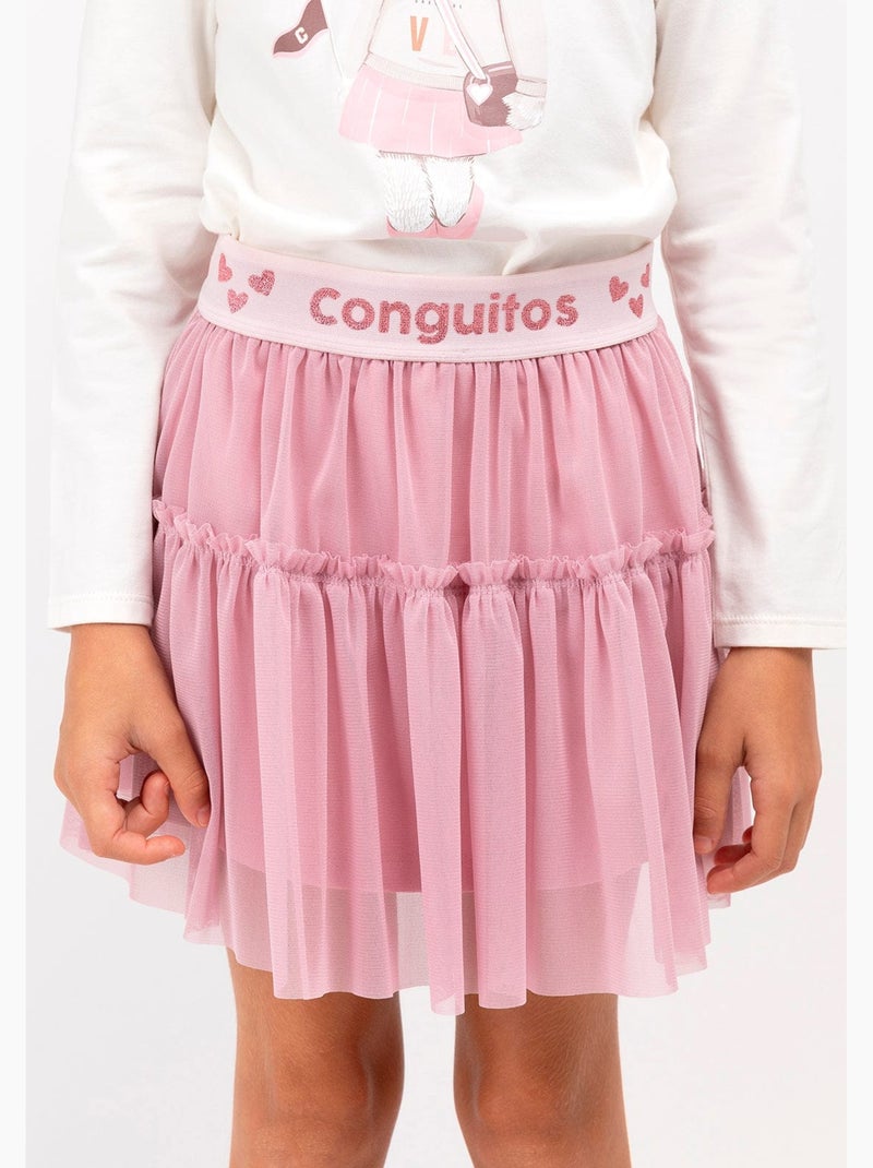 Saia conguitos Rosa - Kiabi