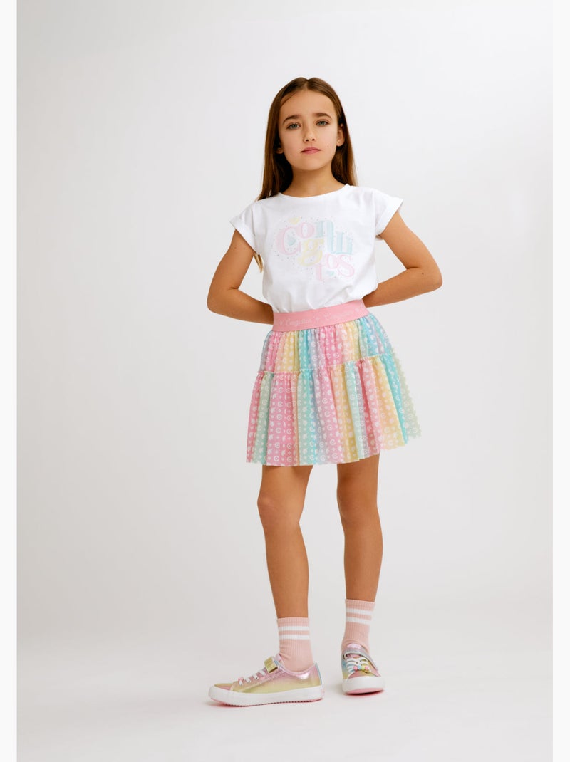 Saia conguitos tul falda 2 Multicolorido - Kiabi