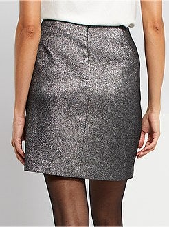 Saia curta cintilante - Kiabi