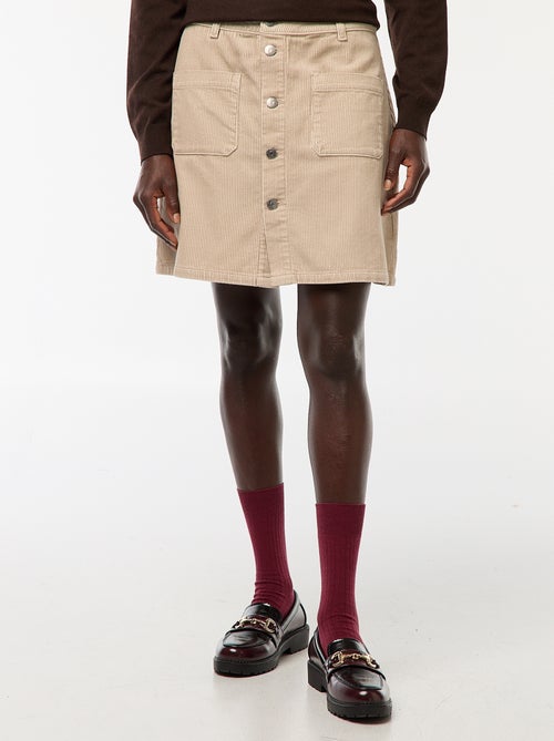 Saia curta de bombazina 'JDY' - Kiabi