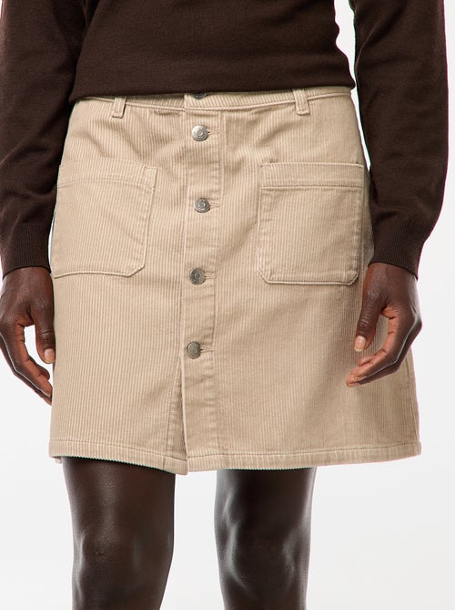 Saia curta de bombazina 'JDY' - Kiabi