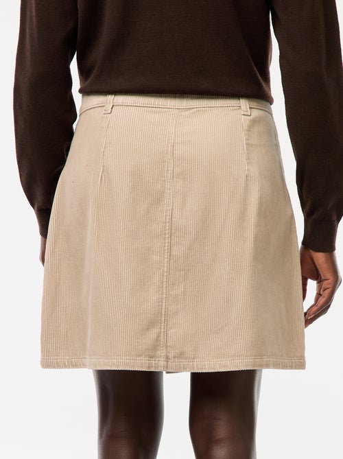 Saia curta de bombazina 'JDY' - Kiabi