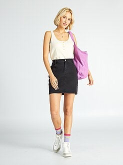 Saia curta de ganga - Kiabi