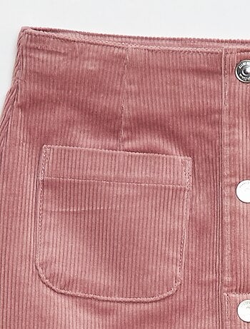 Saia curta de veludo