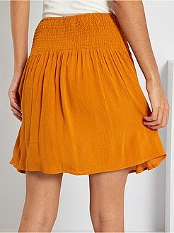 Saia curta em crepe - Kiabi