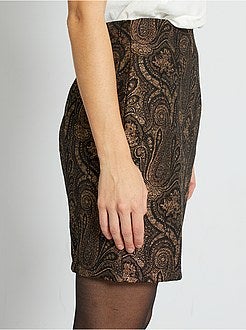 Saia curta em jacquard - Kiabi