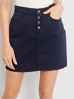 Saia curta em sarja - Kiabi