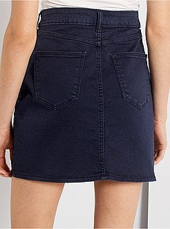 Saia curta em sarja - Kiabi