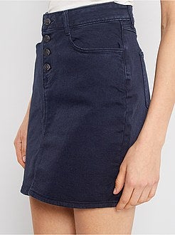 Saia curta em sarja - Kiabi