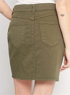 Saia curta em sarja - Kiabi