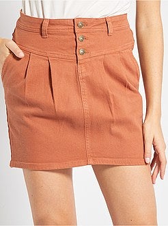 Saia curta em sarja - Kiabi