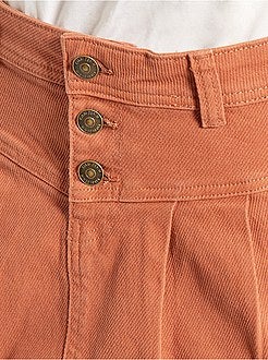 Saia curta em sarja - Kiabi