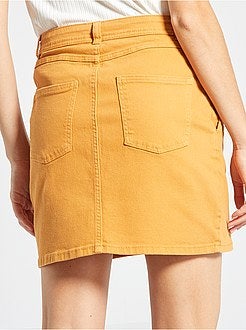 Saia curta em sarja - Kiabi