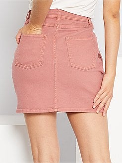 Saia curta em sarja - Kiabi