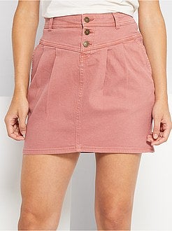 Saia curta em sarja - Kiabi