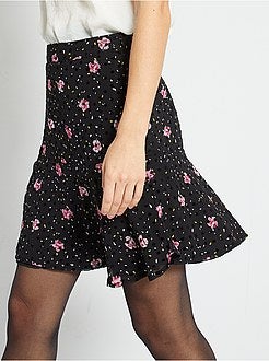 Saia curta florida - Kiabi