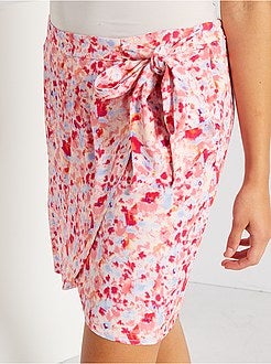 Saia curta para atar - Kiabi