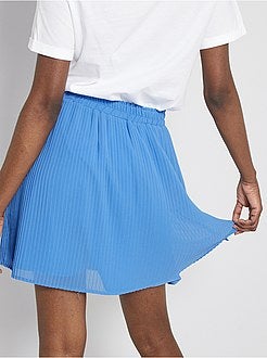 Saia curta plissada - Kiabi