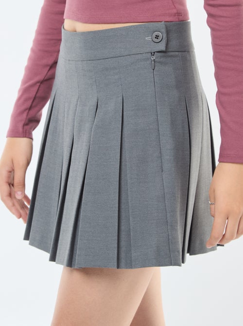 Saia curta plissada - Kiabi