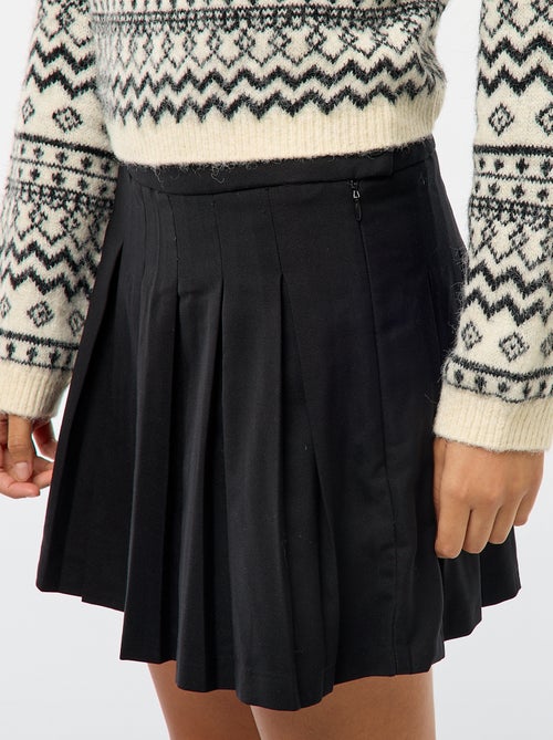 Saia curta plissada - Kiabi