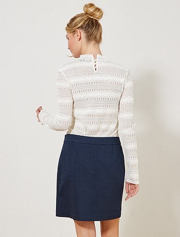 Saia curta tipo fato - Kiabi