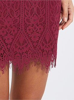 Saia curta tipo renda - Kiabi