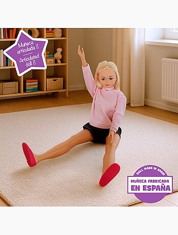 Saia de boneca grande 105 cm maria casual