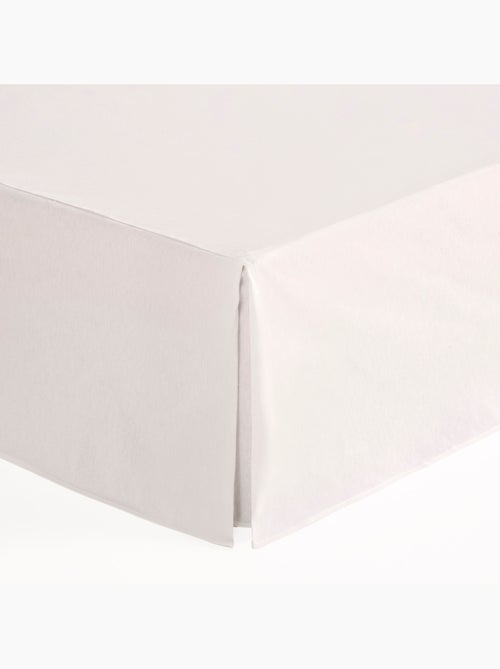 Saia de cama lisa, capa protetora para estrado - Gamusi. - Kiabi Saia de cama lisa, capa protetora para estrado - Gamusi. - Kiabi