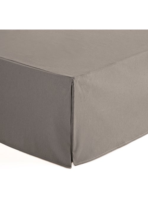 Saia de cama lisa, capa protetora para estrado - Gamusi. - Kiabi Saia de cama lisa, capa protetora para estrado - Gamusi. - Kiabi