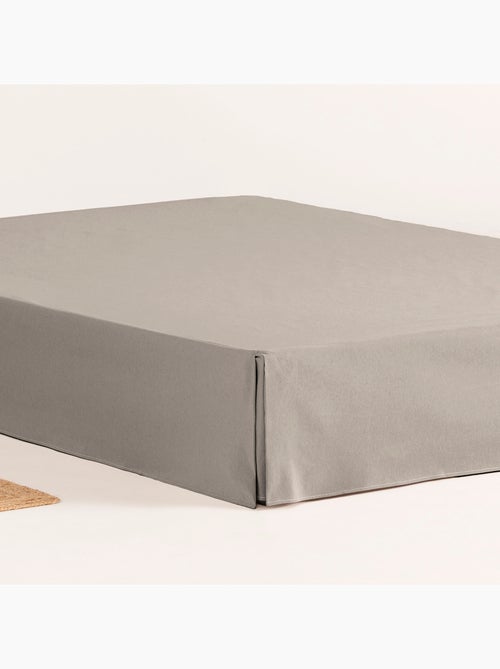 Saia de cama lisa, capa protetora para estrado - Gamusi. - Kiabi Saia de cama lisa, capa protetora para estrado - Gamusi. - Kiabi