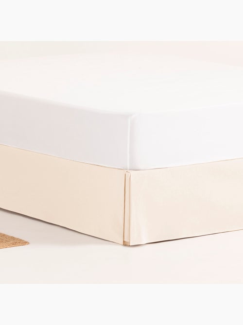 Saia de cama lisa, capa protetora para estrado - Gamusi. - Kiabi Saia de cama lisa, capa protetora para estrado - Gamusi. - Kiabi
