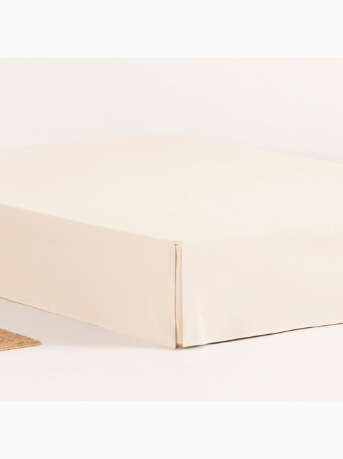 Saia de cama lisa, capa protetora para estrado - Gamusi. - Kiabi Saia de cama lisa, capa protetora para estrado - Gamusi. - Kiabi