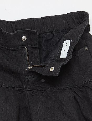 Saia de ganga com folhos