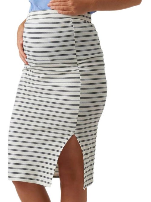 Saia de Gravidez Mamalicious Ravena para Mulher, Branco/Preto - Kiabi Saia de Gravidez Mamalicious Ravena para Mulher, Branco/Preto - Kiabi