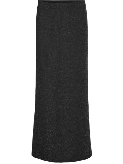 Saia de Lantejoulas Preta/Prateada Vero Moda Kanva para Mulher - Kiabi Saia de Lantejoulas Preta/Prateada Vero Moda Kanva para Mulher - Kiabi