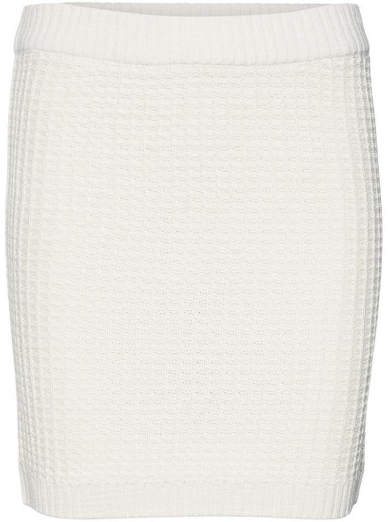 Saia de Malha Cru para Mulher Vero Moda Omega Ecru - Kiabi