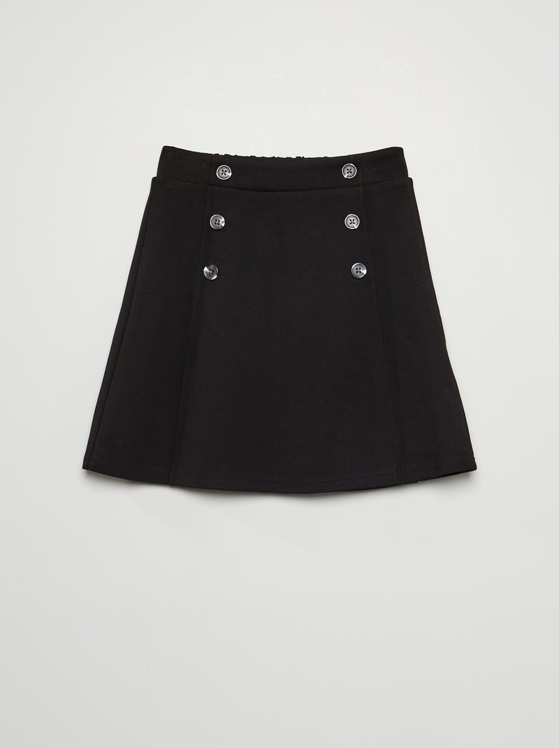 Saia de malha milano Preto - Kiabi