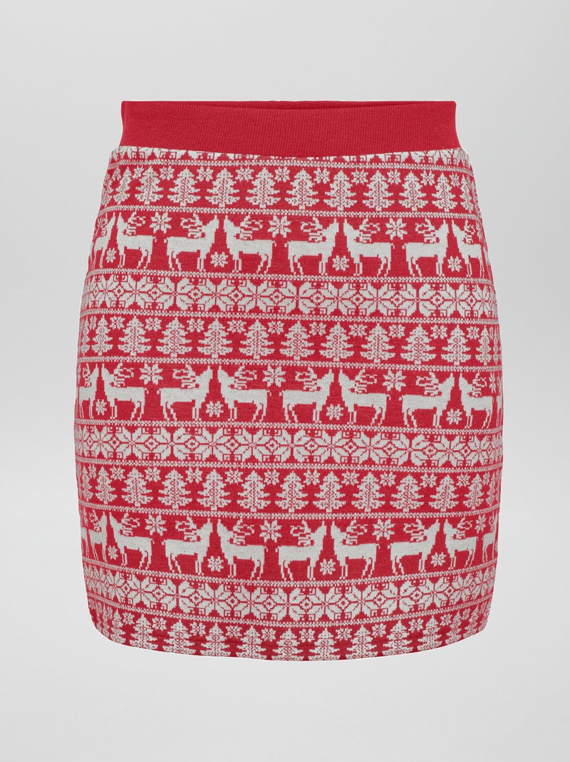 Saia de Natal 'JDY' VERMELHO - Kiabi
