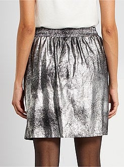 Saia em camurça sintética brilhante - Kiabi