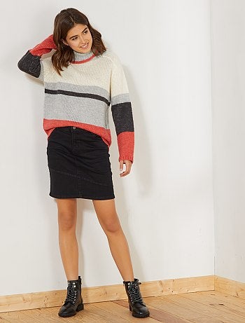 Saia em ganga - Kiabi